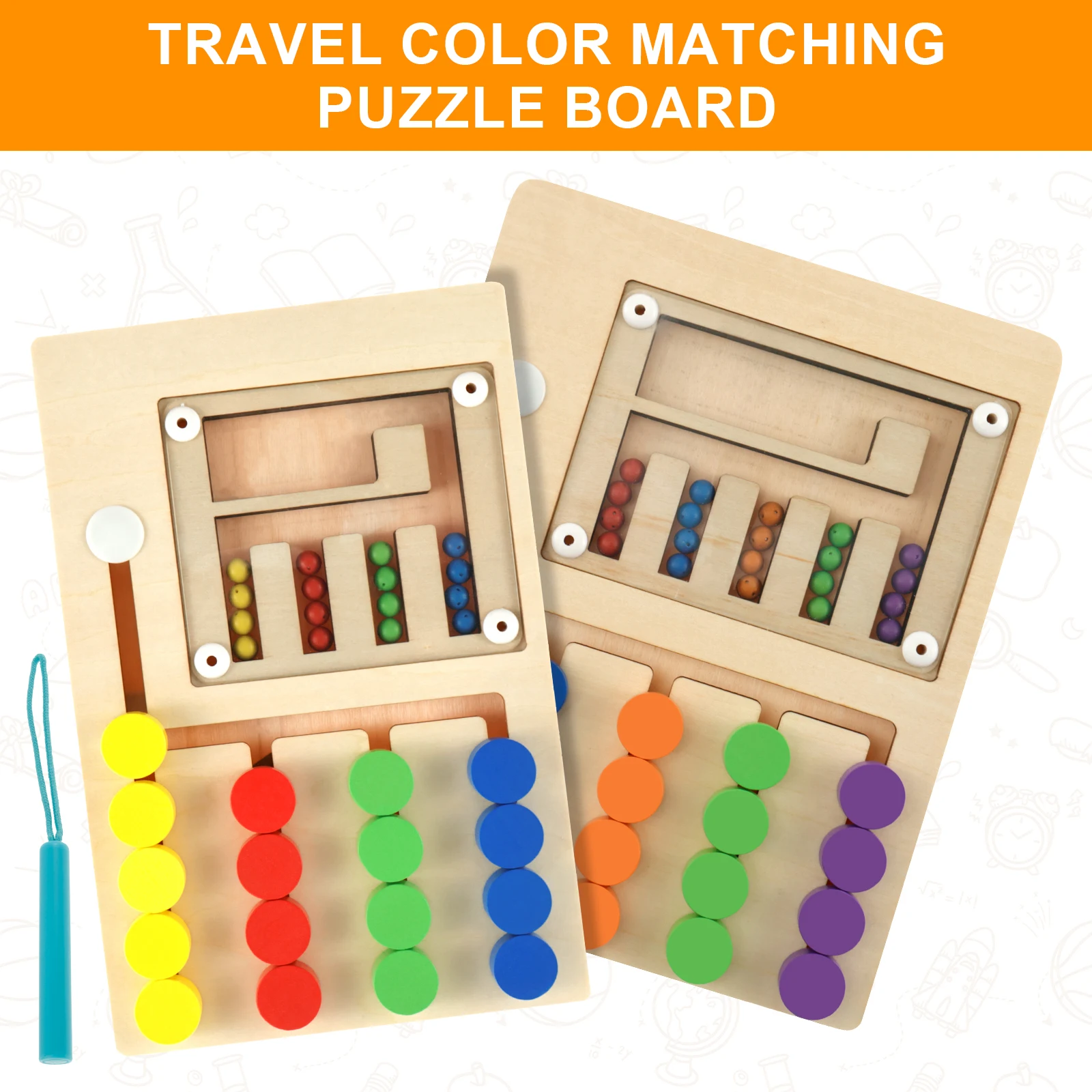 Color Matching Dementia Activities Creative Color Matching Puzzle Board Educational Color Matching Puzzle Toys Imaginative