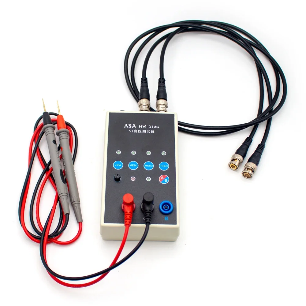 

HW-210K Dual-Channel VI Curve Tester Circuit Board Online Inspection ASA Tester 4 Gears Adjustable