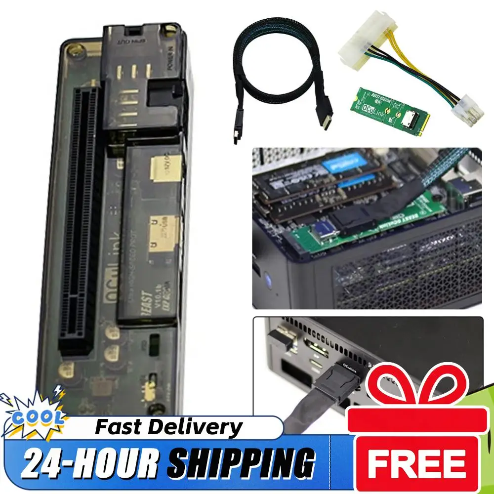 

Док-станция EXP GDC OCuLink GPU 32 Гбит/с, внешняя независимая видеокарта PCIe для мини-ПК и ноутбуков, подключение к внешней графической карте