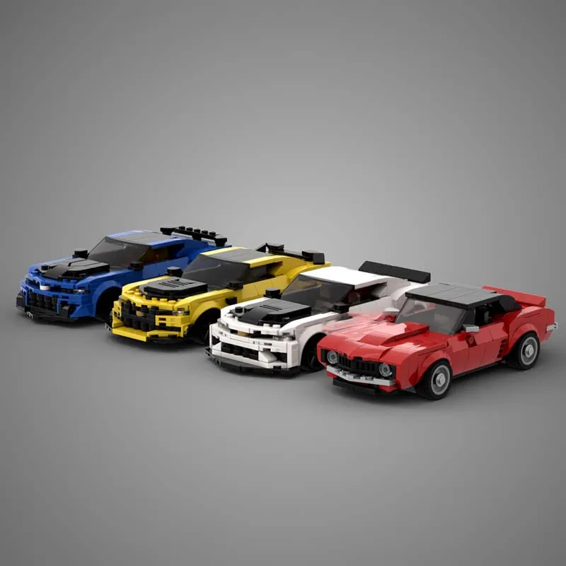 1319 PCS 스피드 하이퍼카 번들 MOC 맞춤형 모듈식 빌딩 블록 키즈 테크놀로지 디자인 모델 DIY 조립 장난감 어린이 선물