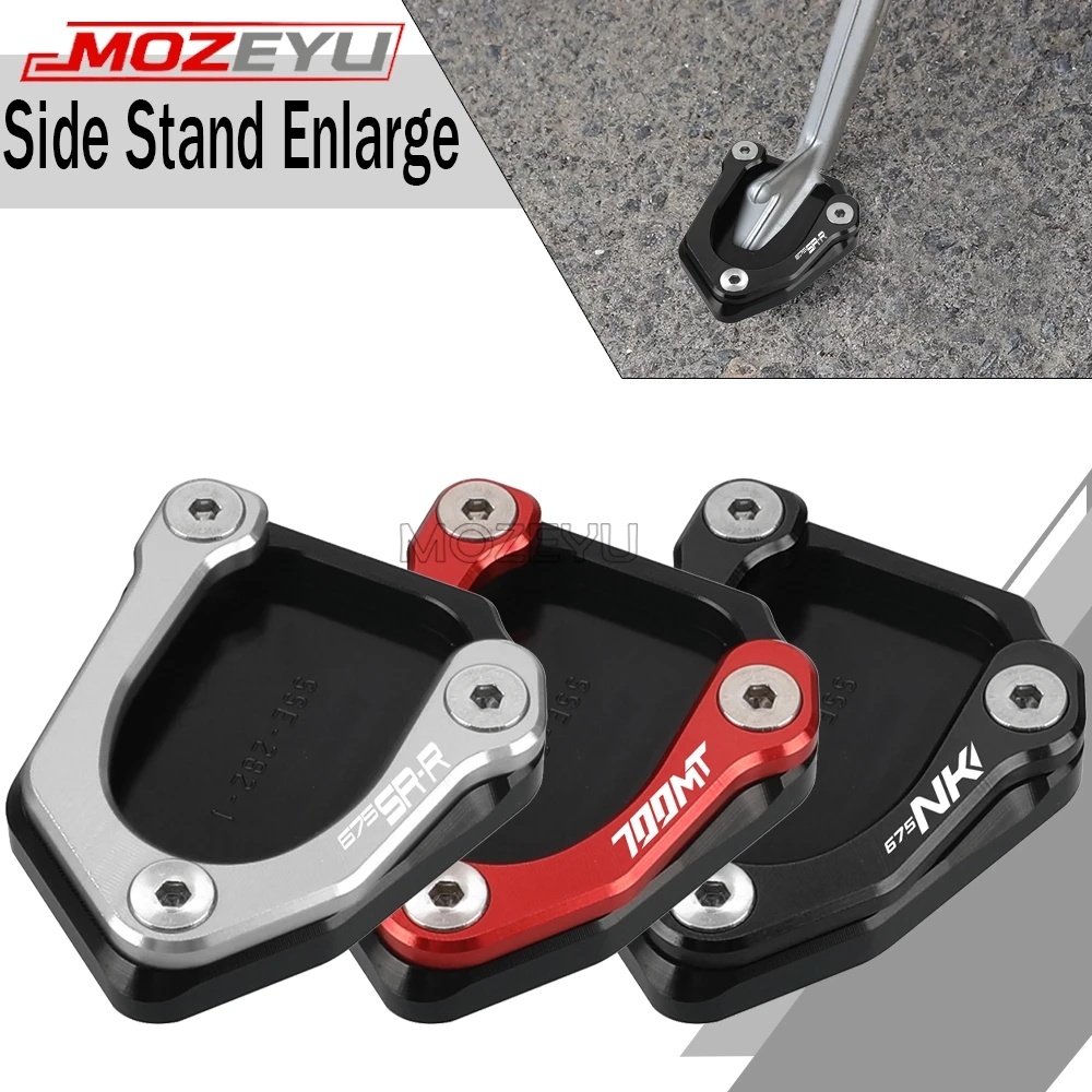 For CFMOTO 675SR 675SR-R 675NK 675 SR SRR 675 NK 2024 2025 2026 700MT Motorcycle Kickstand Sidestand Stand Extension Enlarger