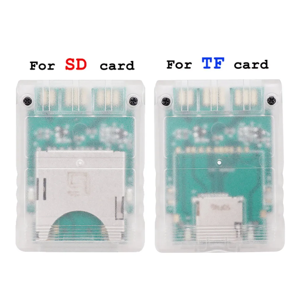 BitFunx MX4SIO SIO2SD อะแดปเตอร์ TF/SD Card Adapter Card Reader สําหรับ SONY Playstation2 PS2 เกมคอนโซล