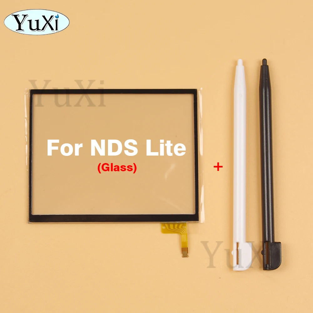 1Set Digitizer-Bildschirm für NDS Lite, untere Touchscreen-Linse mit Touchscreen-Stylus-Stift für NDSi XL LL, Ersatzteile