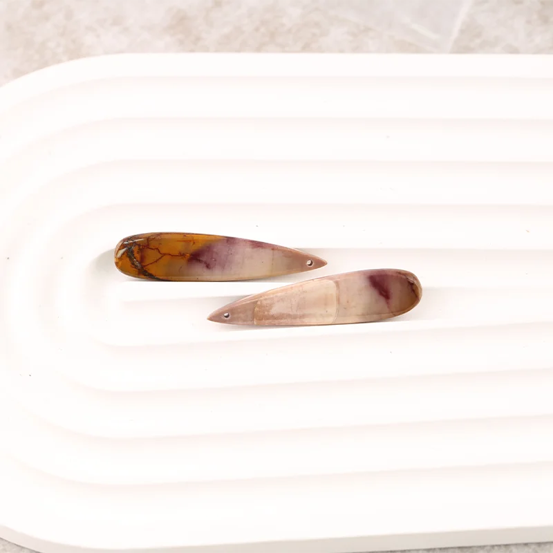 B&F Multi-Color Picasso Jasper  Earring Beads, Handmade Natural stones beads, Polished Stones for jewelry Making Supplies