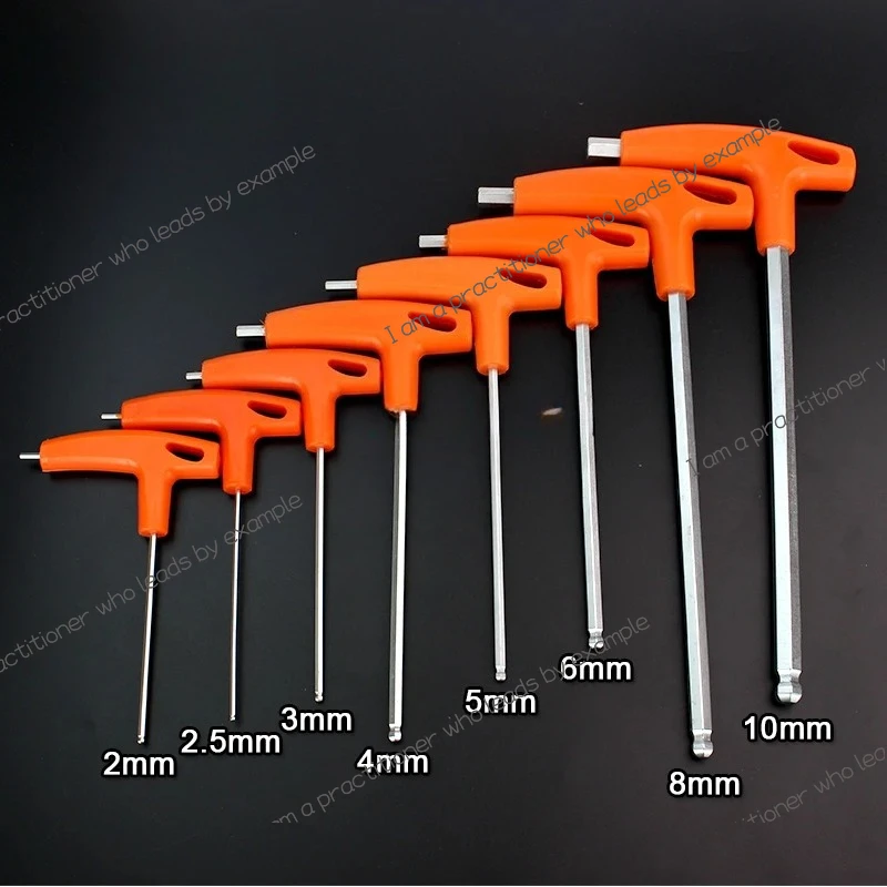 8 шт./компл. ручные инструменты шестигранный ключ шестигранный ключ с плоской шаровой головкой метрический 2/2,5/3/4/5/6/8/10 мм набор шестигранных ключей с шестигранной головкой