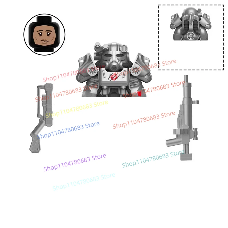 

Строительные блоки MOC, мини-фигурка, боевой мех, робот, сборная модель, дисплей, мультяшная аниме-игрушка, праздничный подарок, коллекционная