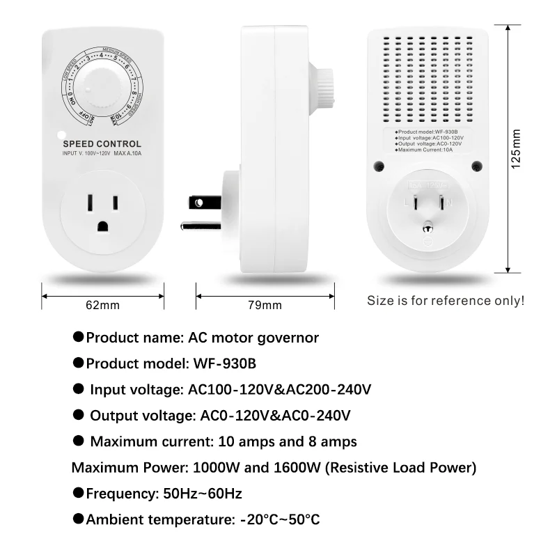 Controlador de velocidade do ventilador 220v, interruptor de velocidade stepless, regulador eletrônico de tensão para ventilador de exaustão, polidor, motor de moedor de ângulo