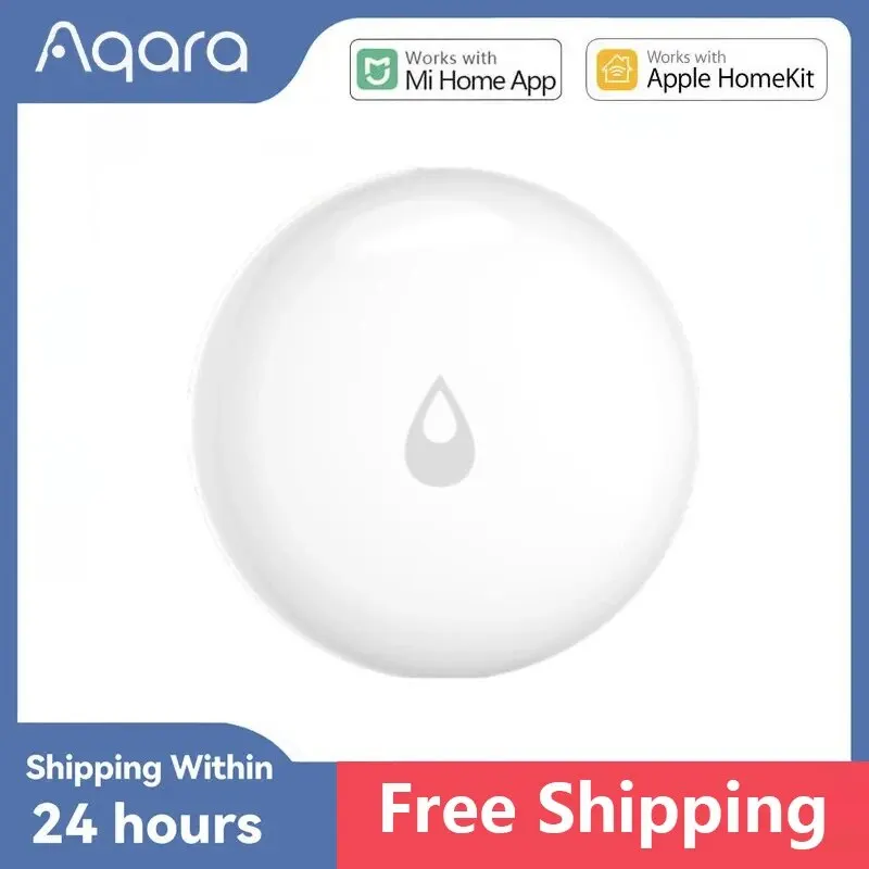 Aqara Água Imersão Sensor, Detector De Vazamento De Inundação, Alarme Inteligente, Home Security, Xiaomi, MiHome, Homekit, Zigbee