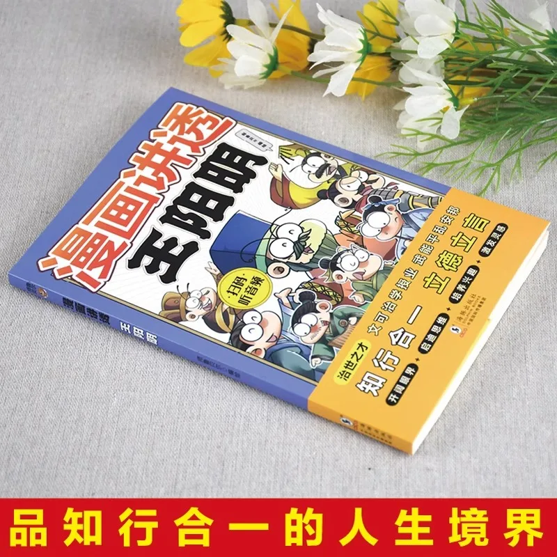 Комикс, который выцветает мудрость Ван Философия разума Янмин, объединяет знания и действие.