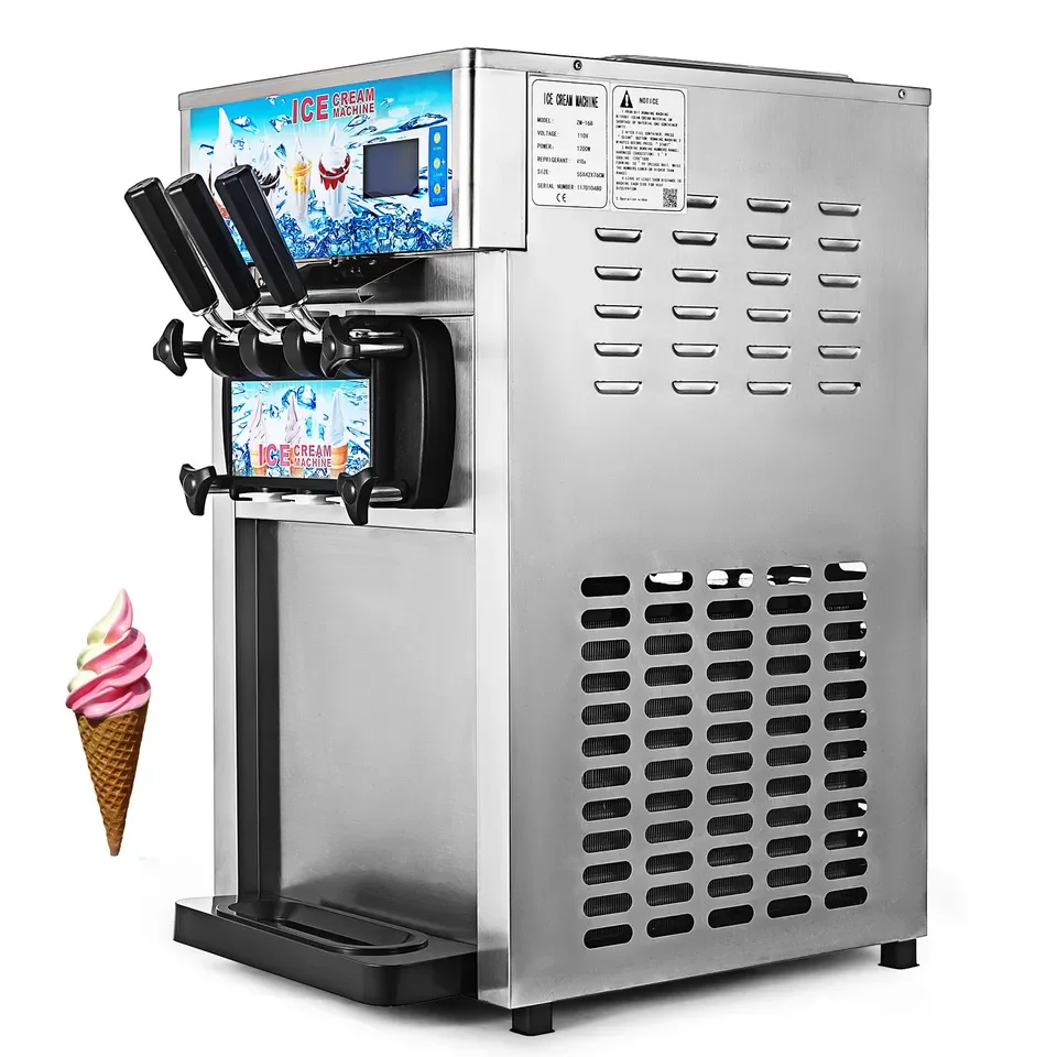 HOT SALE PEIXU Soft Ice Cream Machine Continuous Freezer Machine Softserve Ice Cream Machine