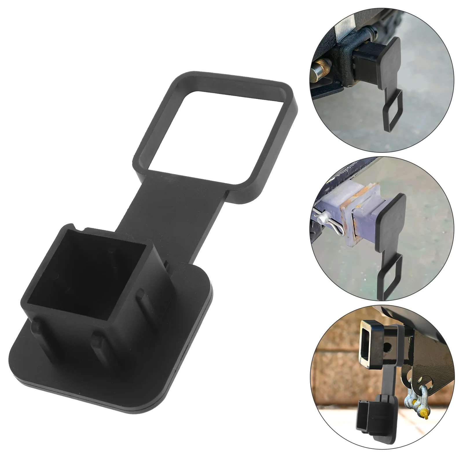 

Trailer Hitch Cover Replacement Tow Cover for 2-Inches Tow Hook Secure Trailer Hitch Protector Cap Car Accessories