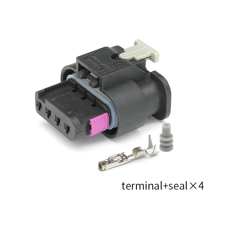 1-1718645-1 TE type 4P automotive waterproof connector plug-in for Audi Volkswagen reversing radar plug