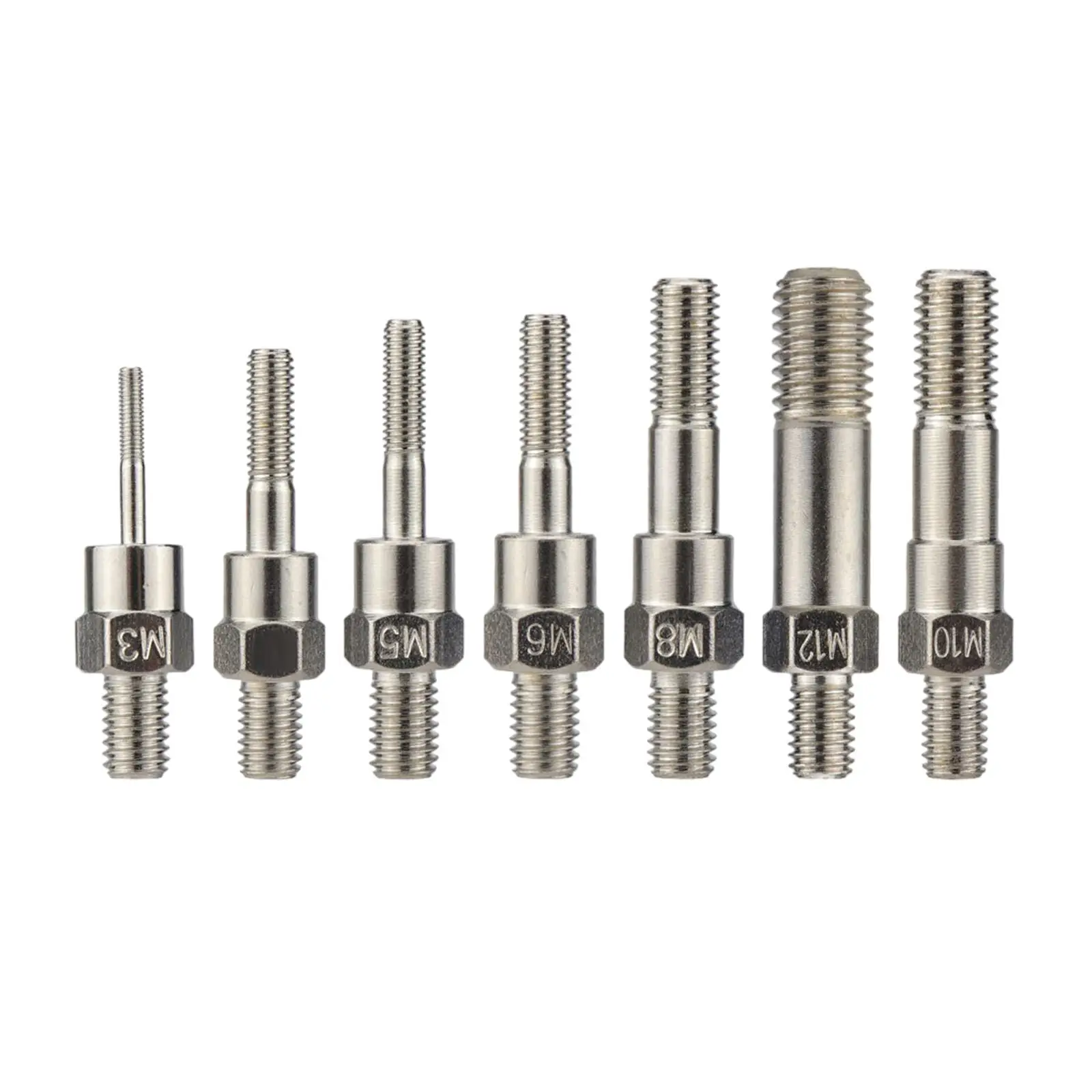Rivet Nut Adapter Head Steel Mandrel Screws Replacement for Manual Riveting Tool M