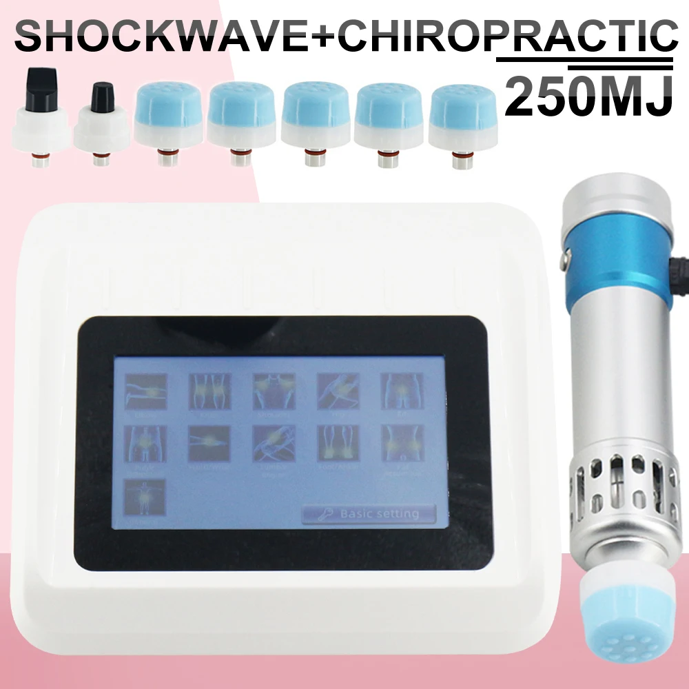 

250MJ Shock Wave Therapy Machine Effective Treatment ED Erectile Dysfunction Relief Joint Pain Massager Shockwave Massage New