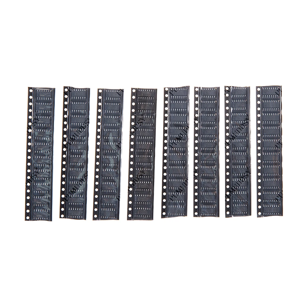 80PCS SMD 74HC00D 74HC04D 74HC08D 74HC14D 74HC138D 74HC164D 74HC165D 74HC595D SOP Logic IC Assortment Kit 8Values Diy Electronic