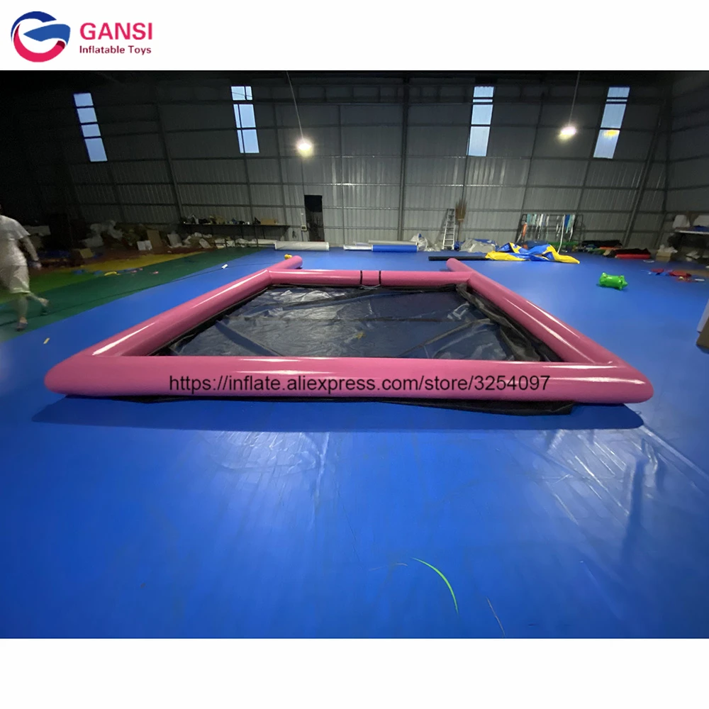 

High Quality inflatable float ocean pool 7x4.6m inflatable water slide pool for yacht