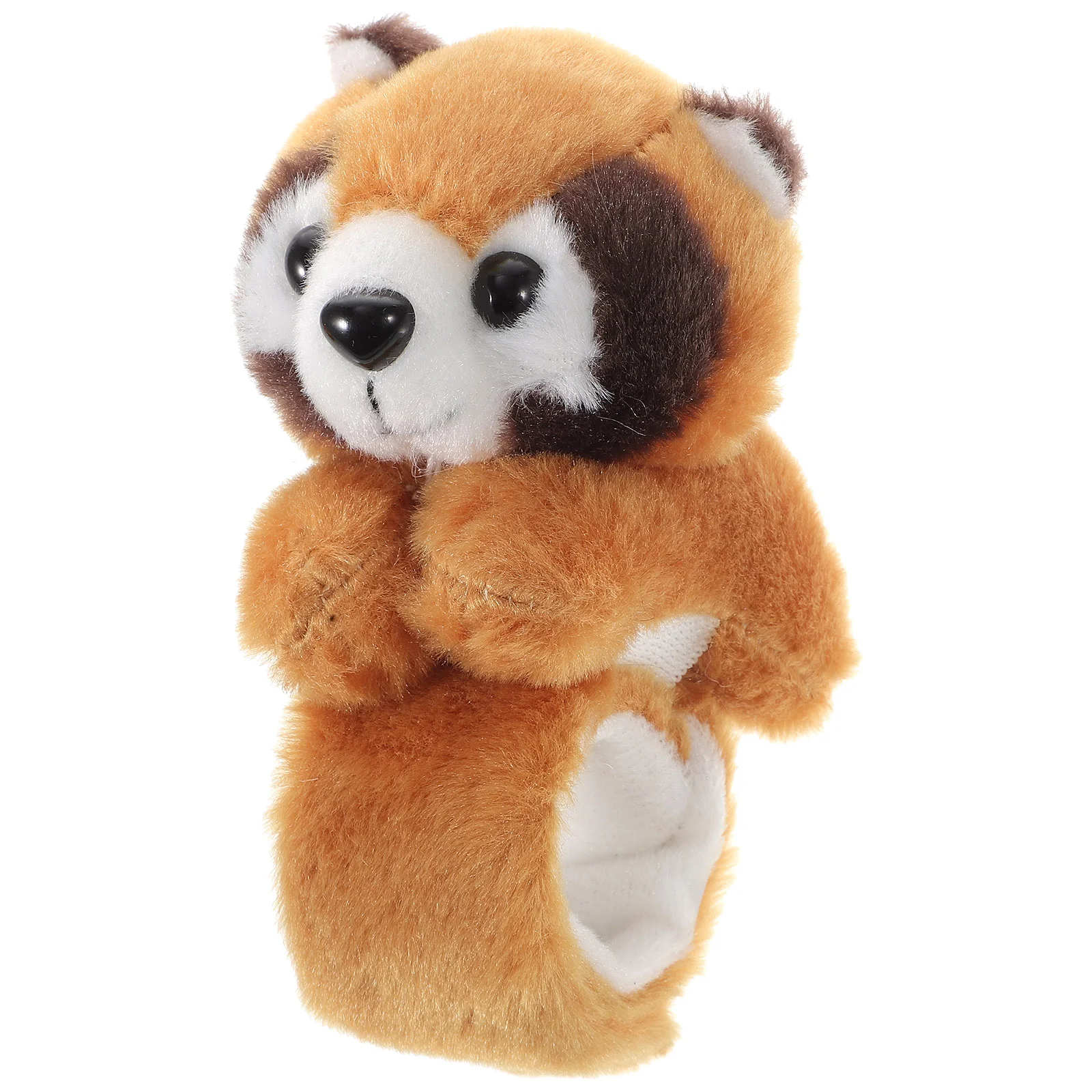 Slap Bracelet Raccoon Plush Wristband for Kids Lightweight Cartoon Animal Slap Bracelets Party Favors Safe Toy Gifts
