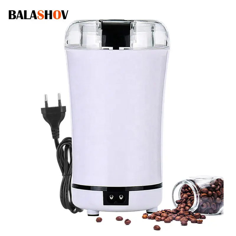 

Electric Coffee Bean Grinder Mill Kitchen Tool Herbs Salt Pepper Spices Nuts Grains Mini Automatic Powder Crusher EU Plug