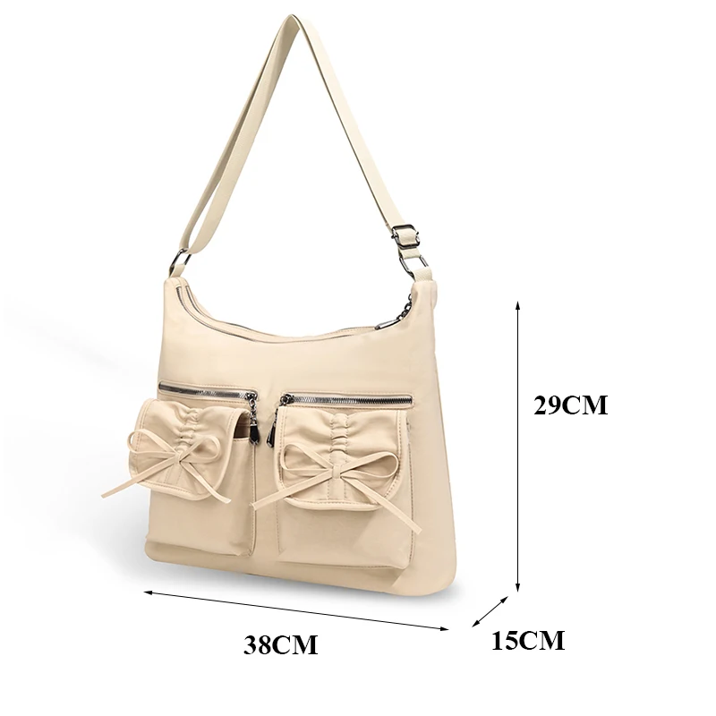 Tiptoegirls خفيفة الوزن عالية الجودة أكسفورد حقيبة التسوق سيدة حقائب كتف شعبية النسيج المرأة حقيبة ساعي حقيبة امرأة الموضة #5