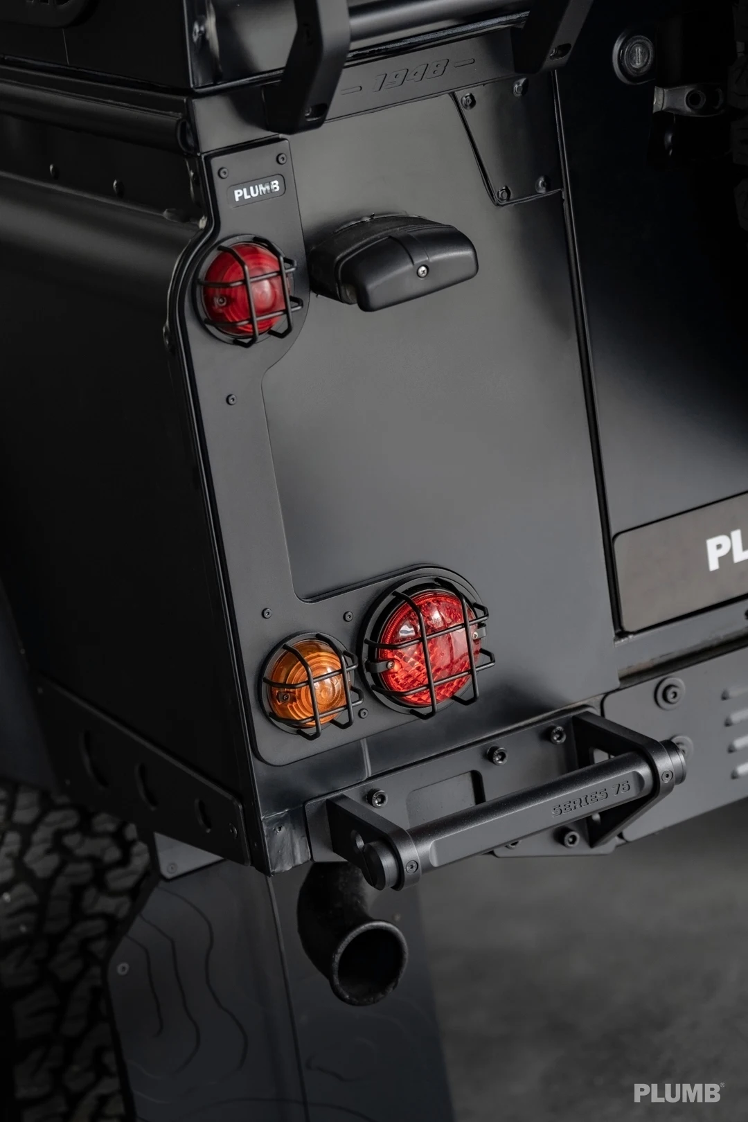 TLF PLUMB 76-Serie für Rücklichtabdeckung. Material: Aluminium für De 90/110/130