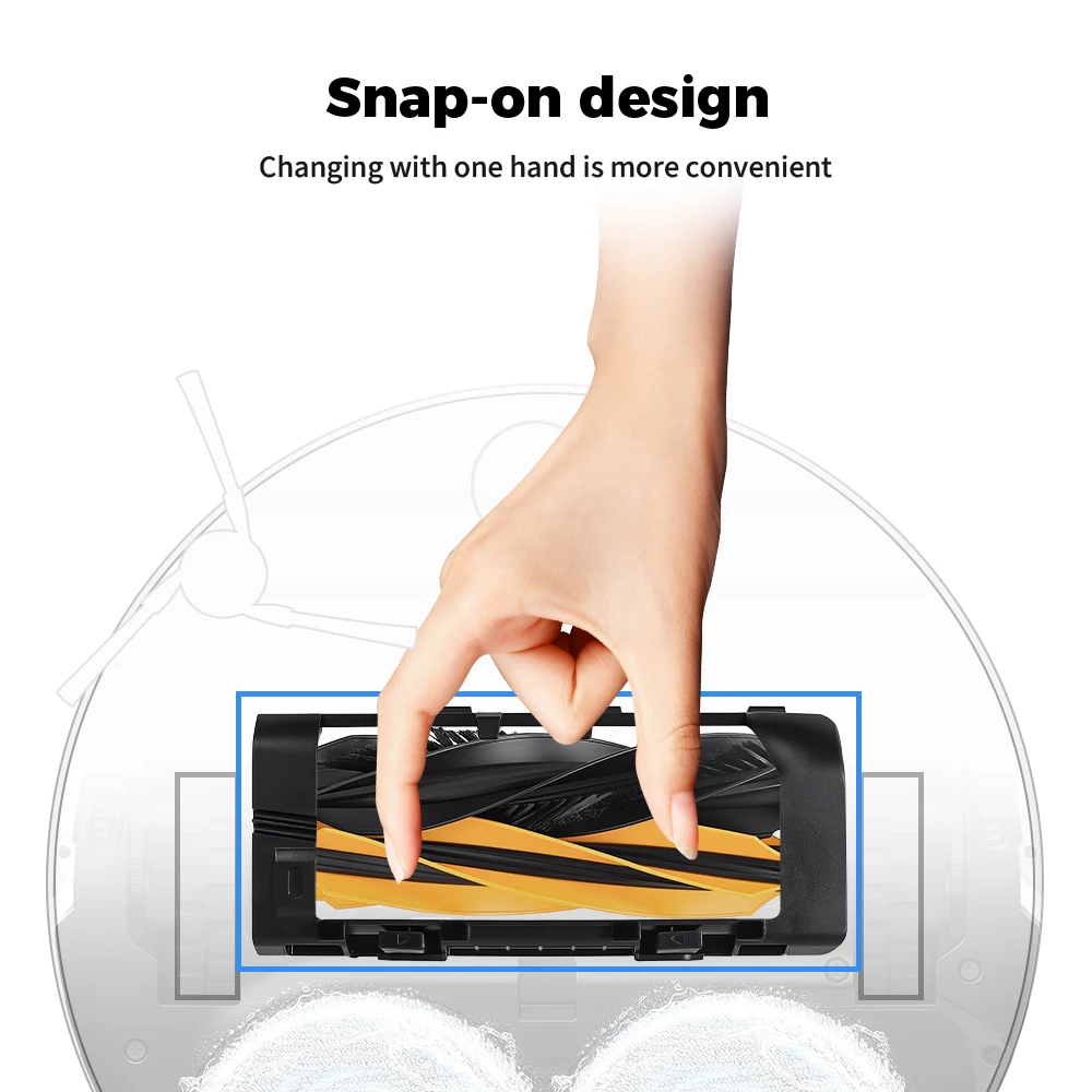 أجزاء غطاء فرشاة الأسطوانة لـ Dreame X50/X50 Ultra/X50 Pro/S40/X40 طبعة محسنة روبوت فراغ غطاء الفرشاة الرئيسية المرفقات