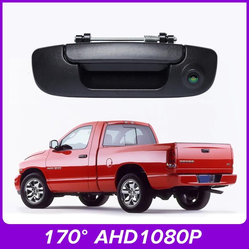 

1080P AHD Pickup Truck Backup Reversing Camera 170° Wide Angle for Dodge Ram 1500 2500 3500 2002-2008 Night Vision Waterproof