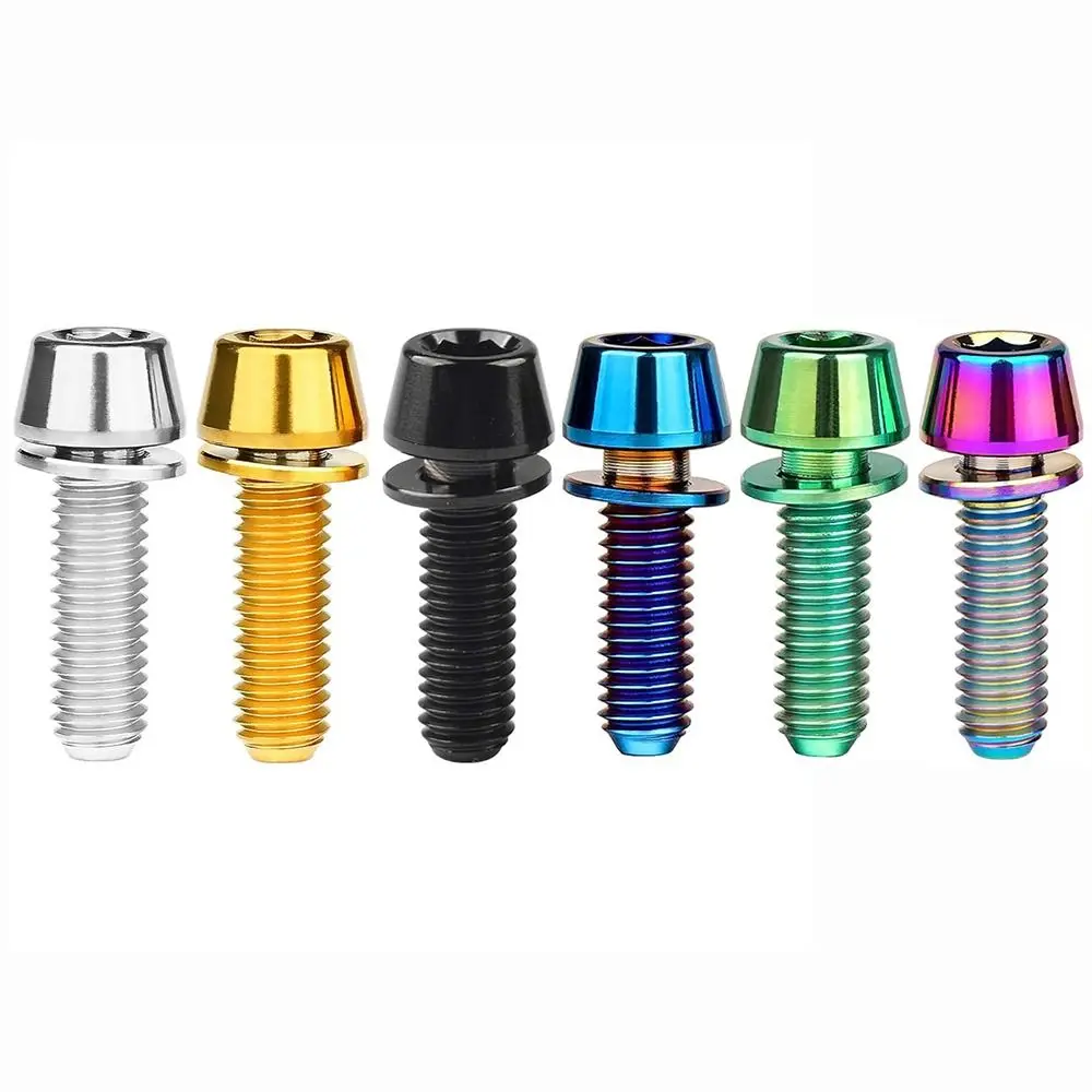 High Quality M5x16mm Titanium Bolt M5x20mm M5x18mm Disc Brake Screws With Washer Stem Clamp Screws