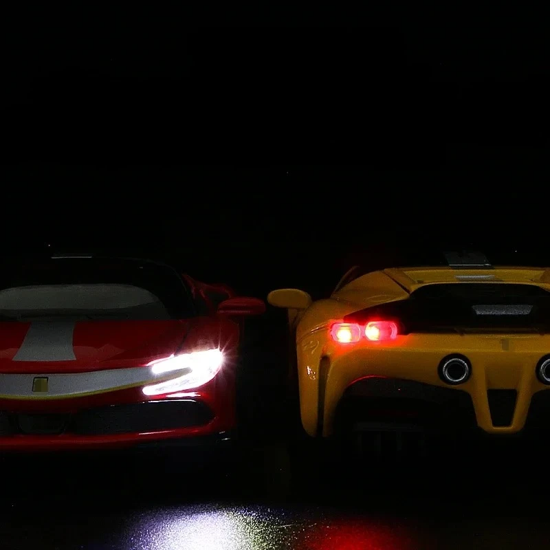 1:32  Alloy Sports Car Model Diecasts Metal Vehicles Car Model Sound Light Collection Simulation Car Toys Gift