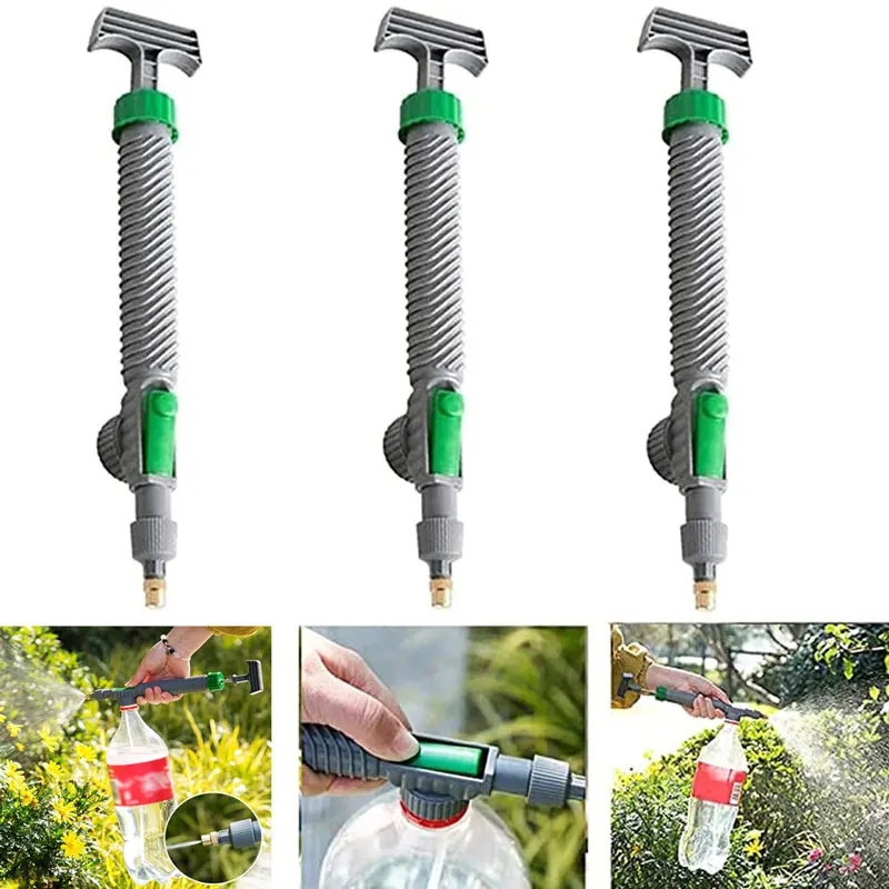 

1PC Manual High Pressure Air Pump Sprayer Adjustable Drink Bottle Spray Head Nozzle Garden Watering Tool Sprayer Agriculture Too