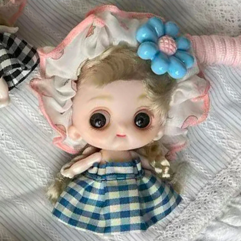 Mignon dessin animé tête tournesol poupée porte-clés pendentif sac à main pendentif voiture porte-clés suspendu.