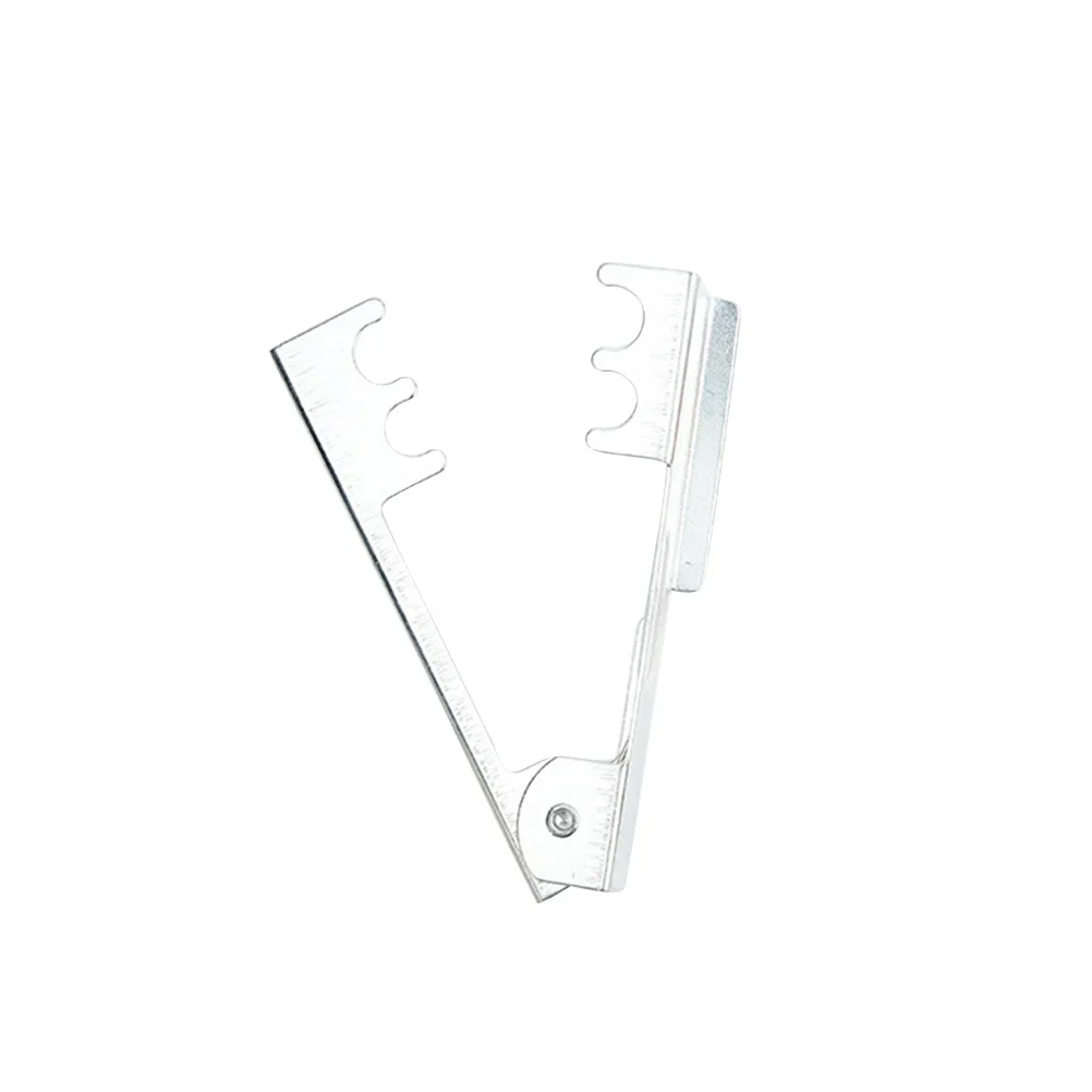 كماشة شوكة الورد أداة حديقة فضية أداة تجريد أوراق الشجر خفيفة الوزن أداة تشذيب المزارع للحاويات البستنة الخفيفة #6