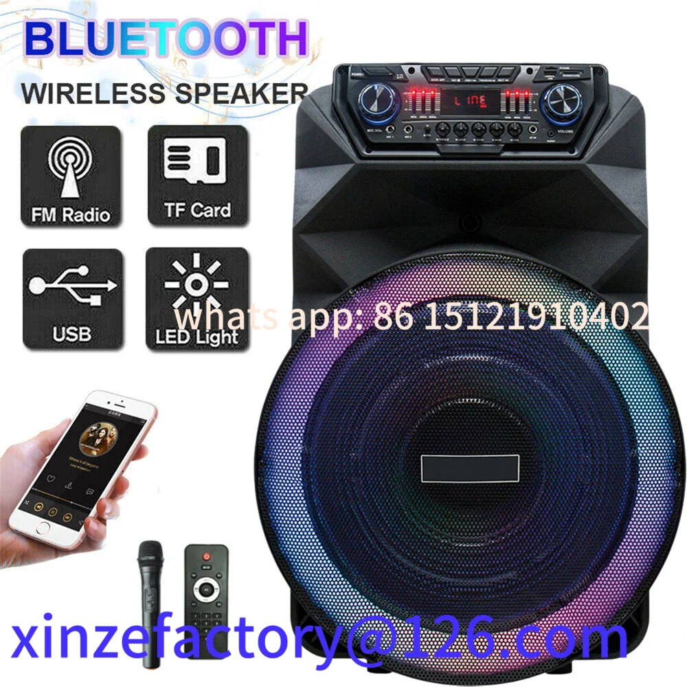 

Be suitable for 4500W Portable Bluetooth Party Speaker 18" Subwoofer Heavy Bass Sound System