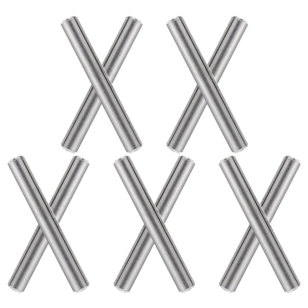 

20pcs 5x30mm Locating Stainless Steel Cylindrical Dowels Shelf Support Hardware Bunk Bed Furniture Fastener