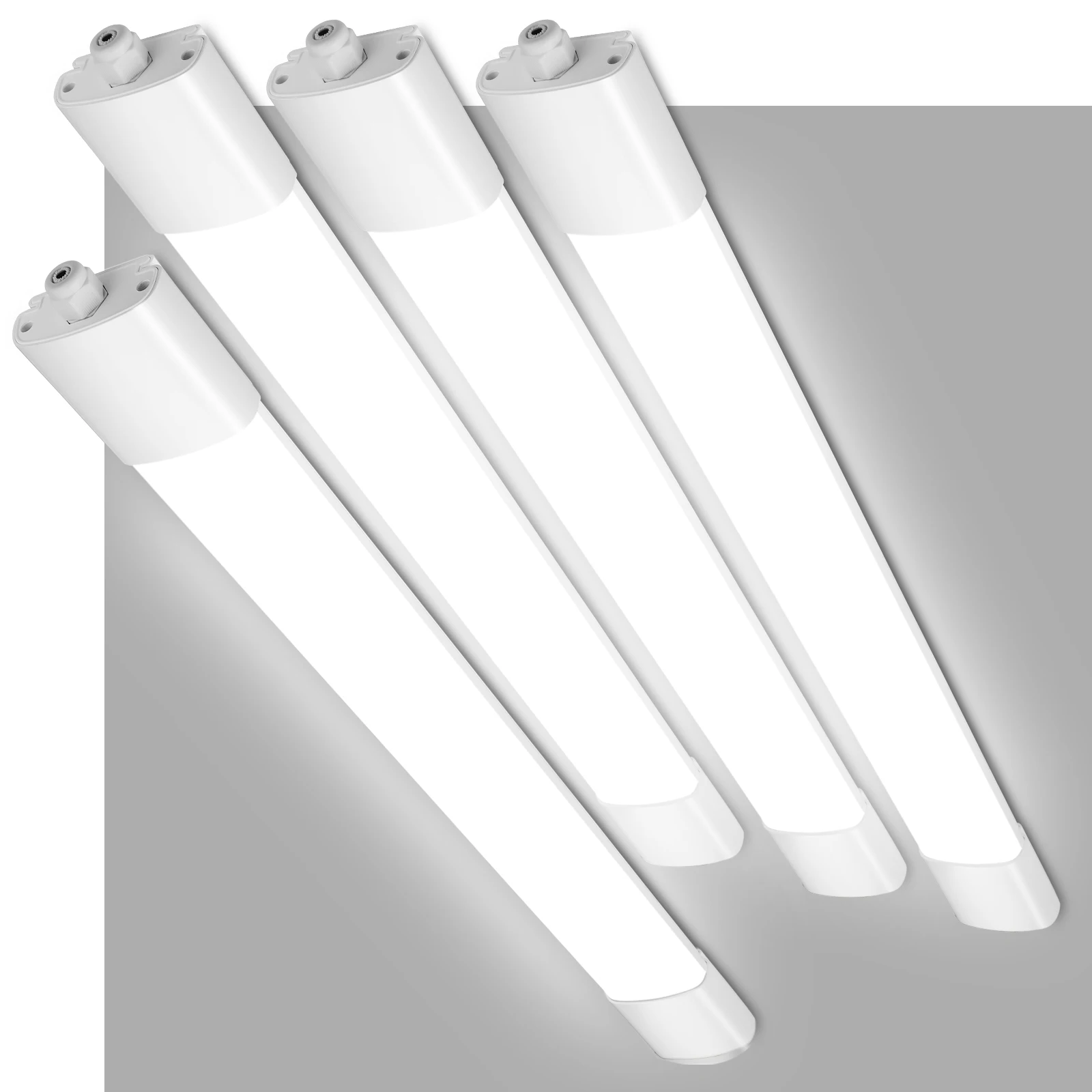 Plafoniera LED 36W 120cm per Ambienti Umidi, 3960LM 4000K, Lampada Tubolare Collegabile IP66 Impermeabile per Bagno, Garage, Corridoio, Officina