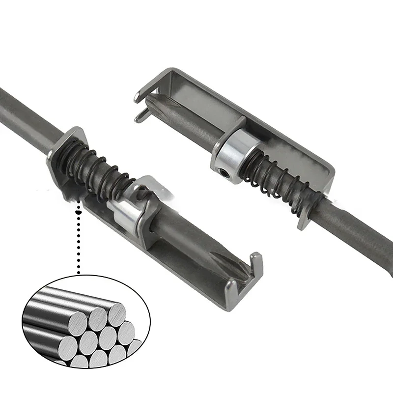 Spring-Loaded Long-Lasting Screwdriver Bit Retention Universal Fit - Durable Screwdriver Bits for Easy Tool-Free Use