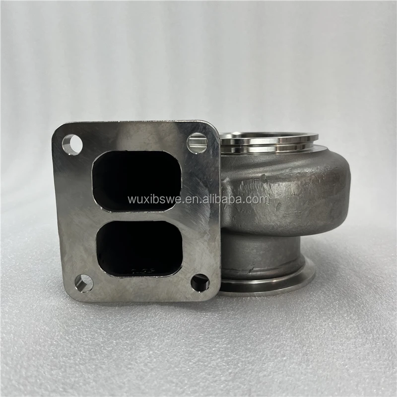 الشاحن التربيني الأصلي G40 دوران قياسي الفولاذ المقاوم للصدأ التوربينات الإسكان 757707-0033 AR0.95 T4 G40-900 G40-1150 #2