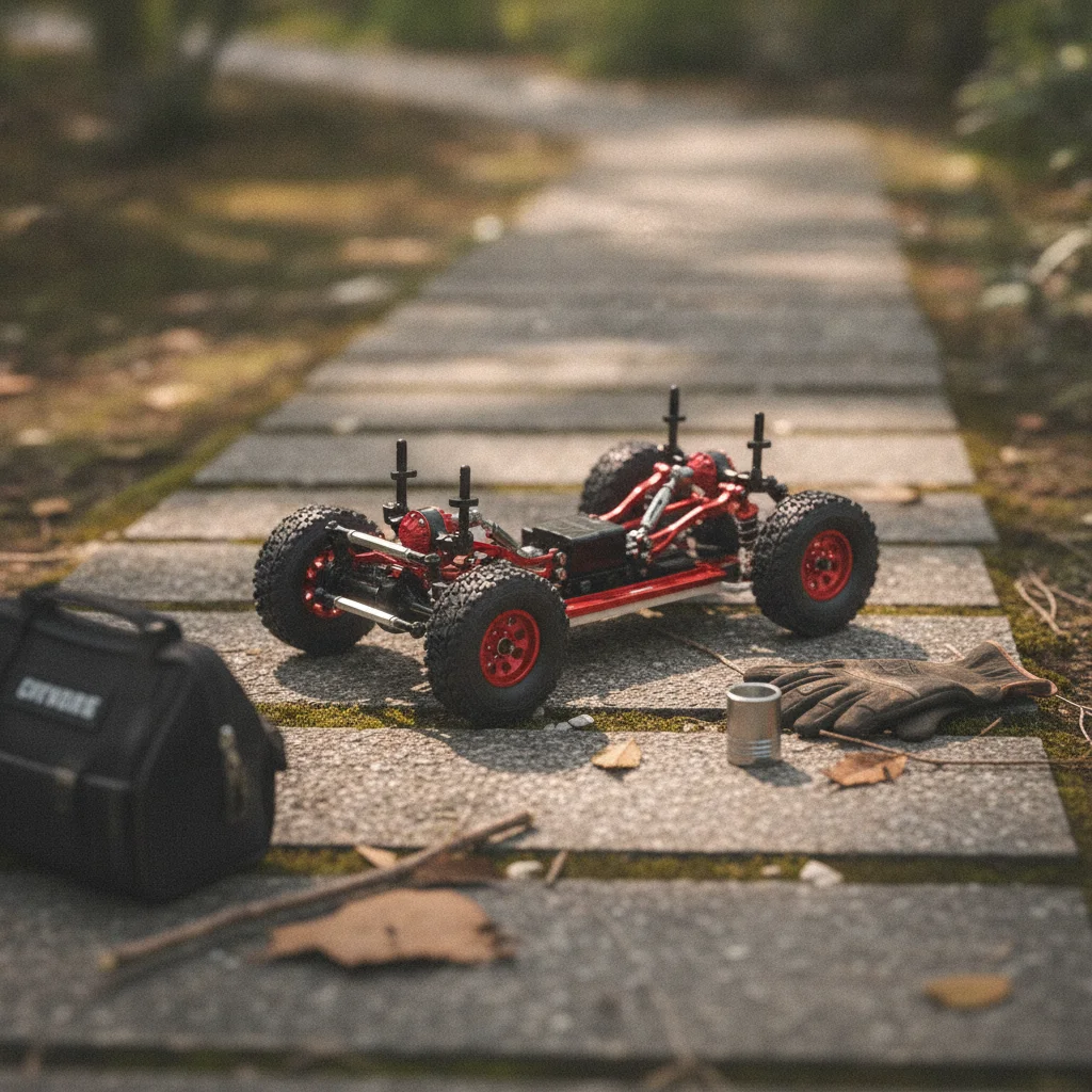 kit-de-liaison-en-alliage-pour-rc-crawler-biellettes-de-direction-et-plaques-fendues-pour-l'amelioration-du-chassis-de-vehicule-rc-1-16