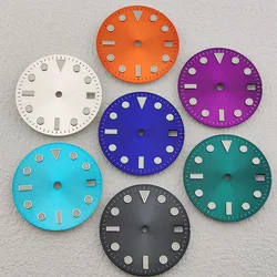 28.5mm dial nh35 watch dial can be customized logo luminous suitable for nh35 movement and men's watch replacement accessories