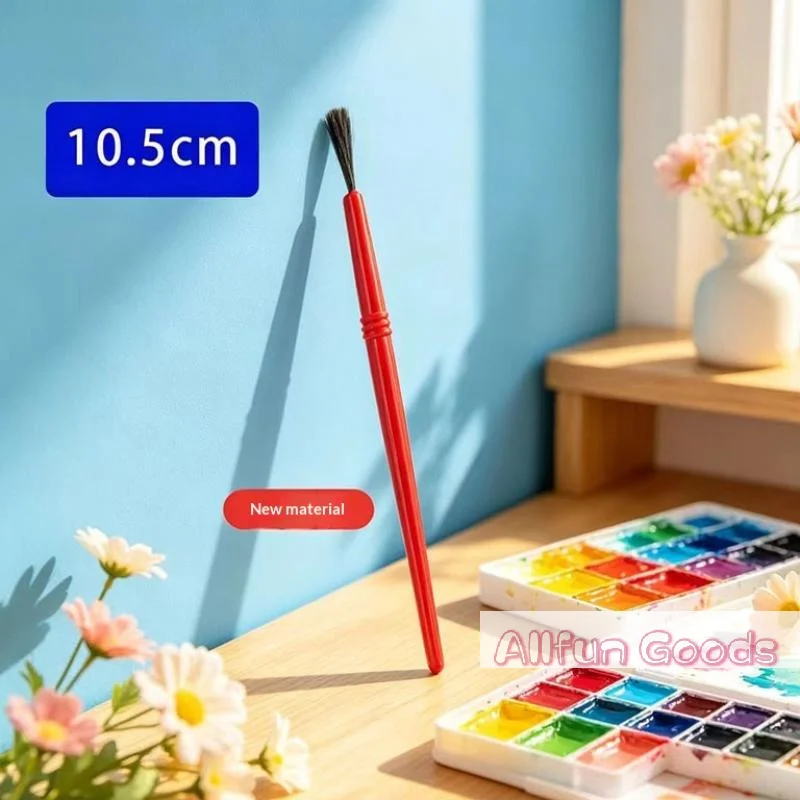 [TG835]50PCS Small Paint Brush For Oil Acrylics Watercolor Gouache Model Painting Children Art Brush For School Art Project