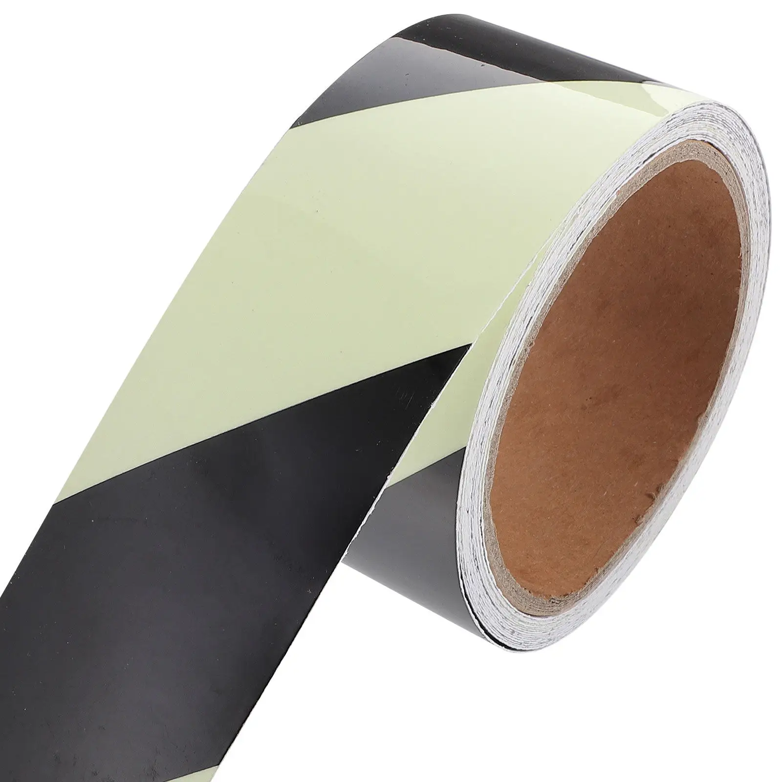 

Glow in The Dark Luminous Tape 1 Roll Green Black PVC Adhesive Direction Indication Guiding Tape for Offices Factories Garages