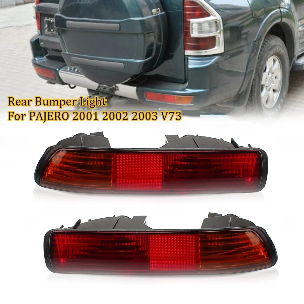 Car Right Rear Bumper Lamp Rear Fog Lamp for Mitsubishi Pajero V73 6G72 V75 6G74 V78 4M41 2001-2002 MR508784