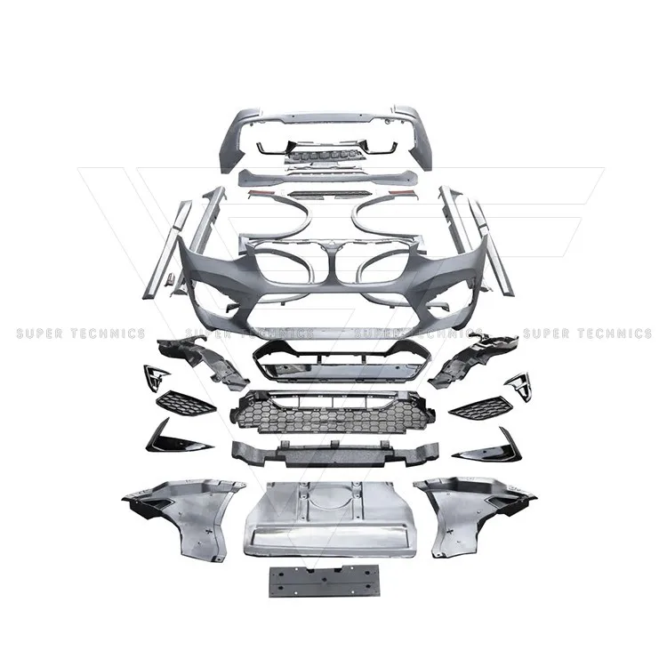 

Upgrade Modification KitX4M Style PP Body Kits For BMWS X4 2019-2021 Front Rear Bumper