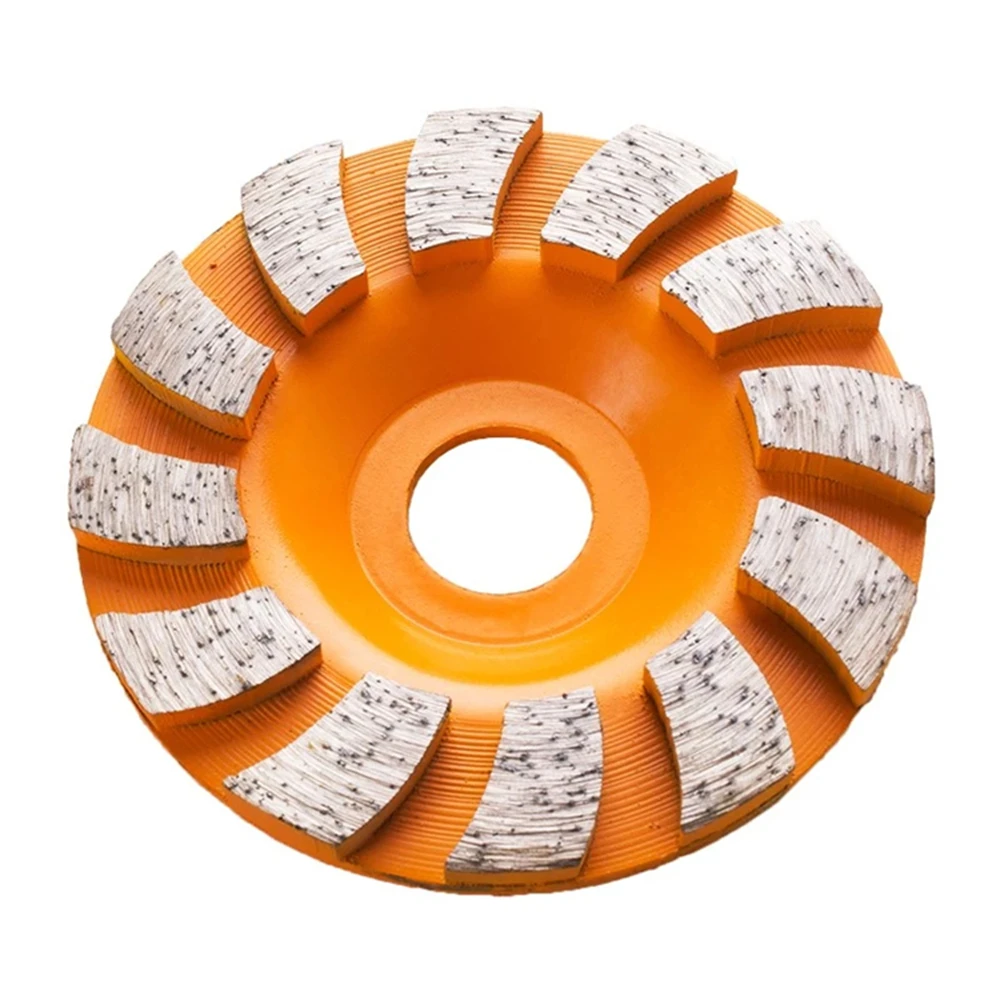 GD73 Concrete Grinding Wheel 3 Inch Diamond Stone Pads 4 Inch Turbo Row Segmented Grinding Disc for Granite Marble Concrete 9PCS