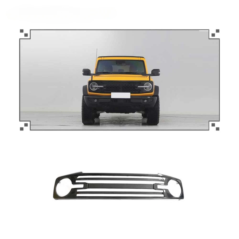 JCSPORTLINE Factory ODM OEM Carbon Fiber Car Front Bumper Grille for Ford Bronco 21-22custom