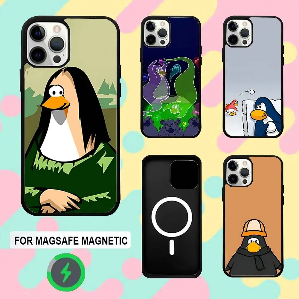 

Club Game P-Penguin Phone Case For iPhone 16e,16,15,14,13,12,11,Plus,Pro,Max,Mini Magsafe Magnetic Wireless Charging