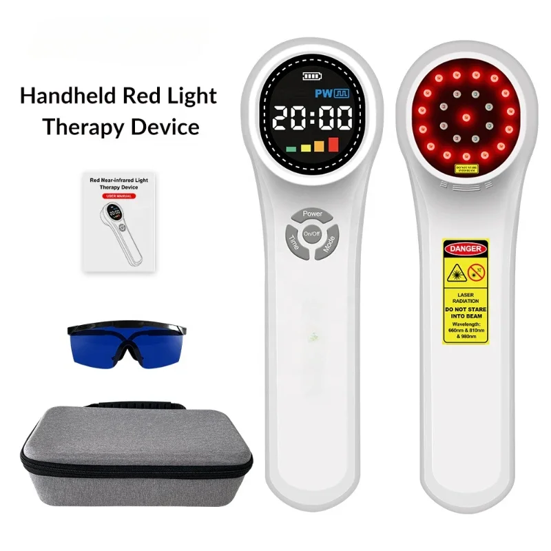 New 4*980nm+4*810nm+16*660nm Red Light Therapy Device Cold Laser Physical Therapy Arthritis Device Pain Relief Health Care