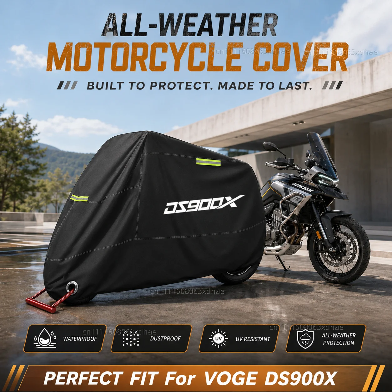 

Motorcycle Full Cover Waterproof Rain Dustproof All Season 190T Oxford Cloth For For VOGE 900 DSX DSX900 DS 900X 900DSX