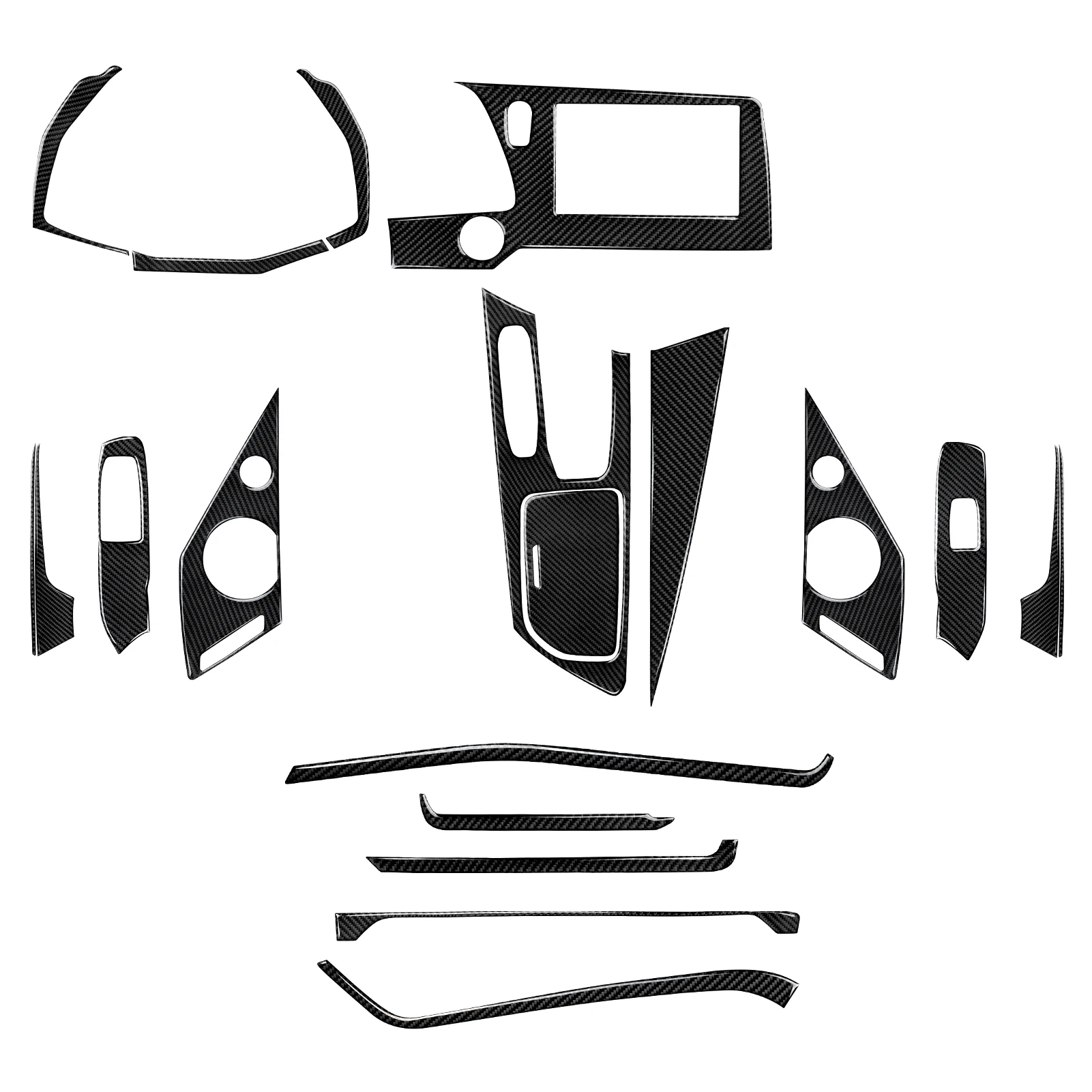 Car Center Console Navigation Display Panel. Soft Carbon Fiber Sticker. For Chevrolet Corvette C8 (2020-2027) Trim Accessories.