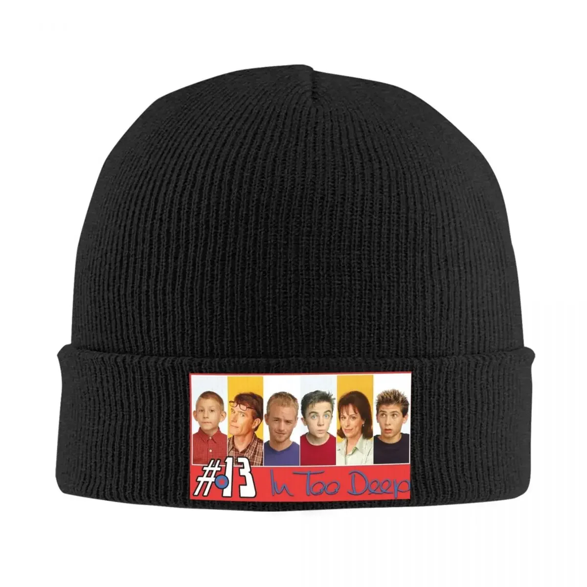 Malcolm en el medio SUM41 gorros Punk gorros hombres mujeres Hip Hop Kpop Skullies gorros Otoño Invierno gorros suaves cálidos