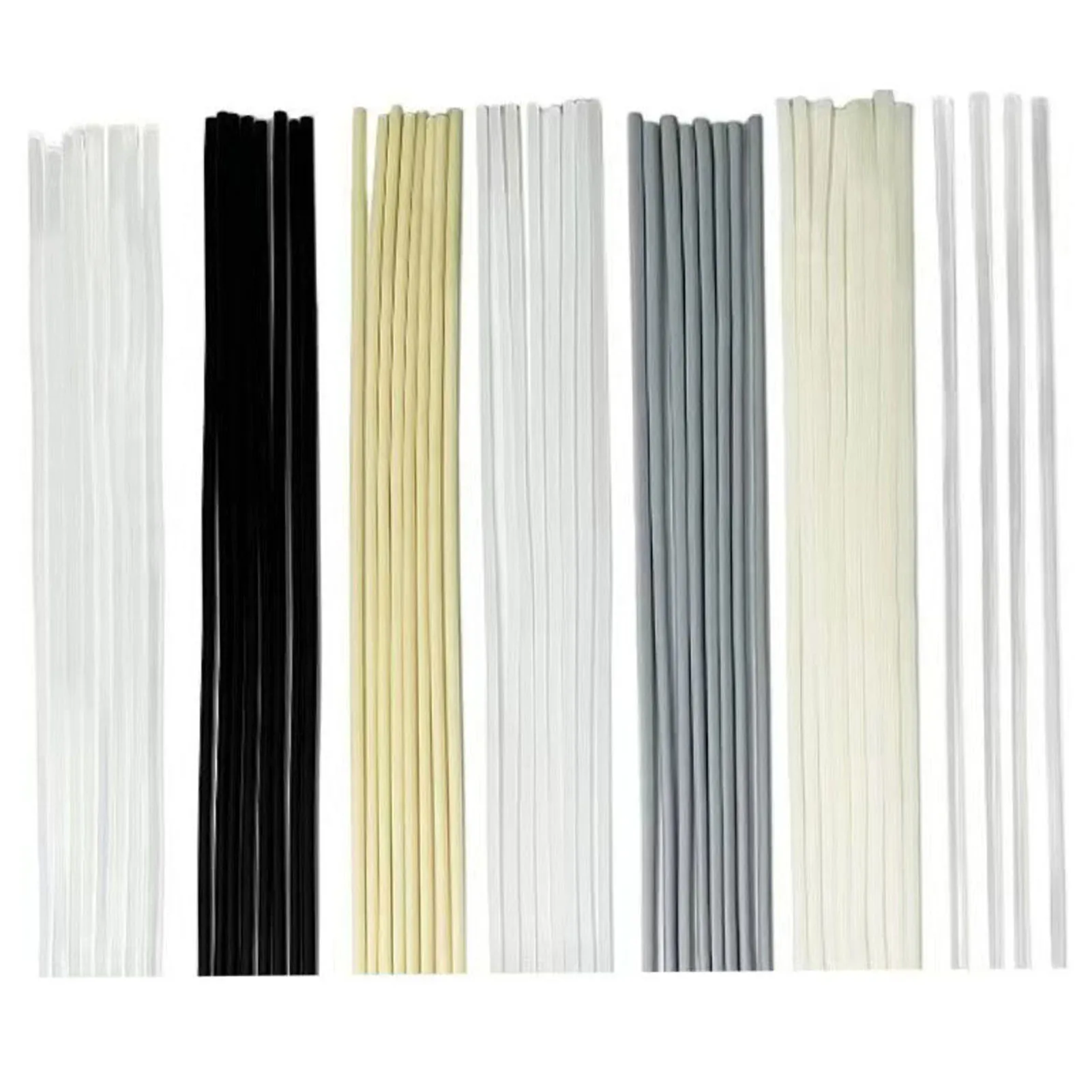 

7 Types Welding Kit 56-PCS Easy Melt Welding Rods PP PU ABS PE PA PC Automotive Repair Kit For Car Bumper Repair
